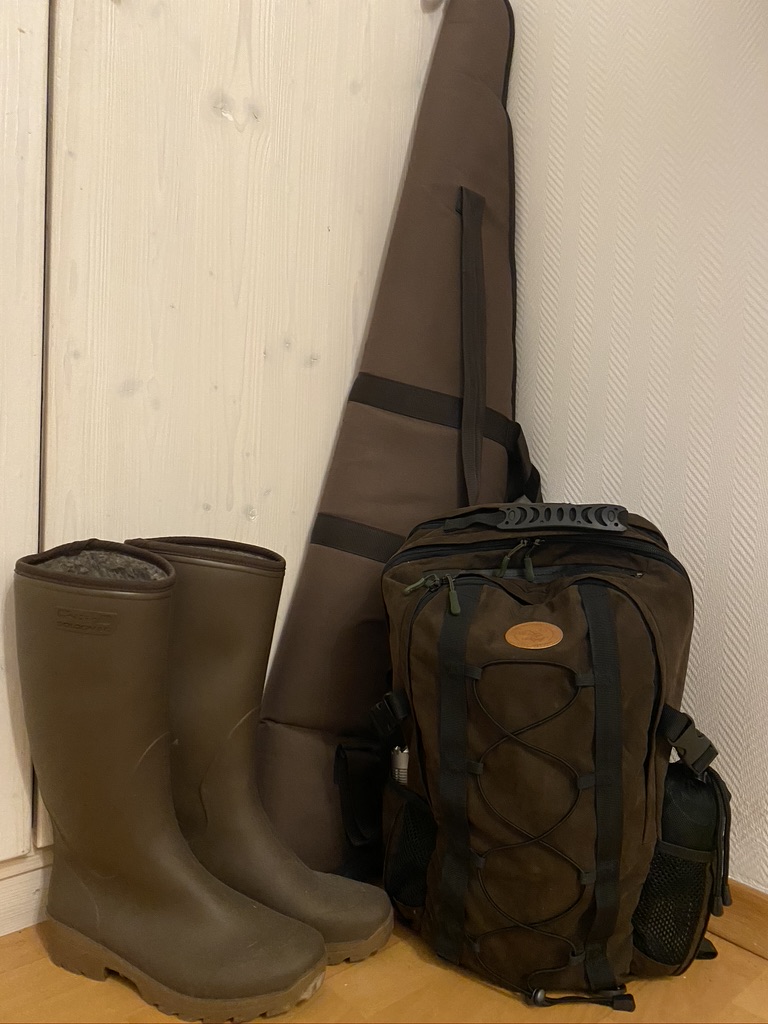 Jagdausrüstung ready to go